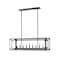 Z-Lite Easton Linear Chandelier, 9-Light, 13 In.W x 44 In.L x 13 In.H, Matte Black/Matte Black 3038-9L-MB - alternate 1